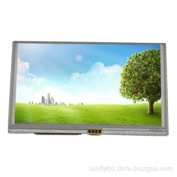 7-inch TFT LCD Touch Display Module with 800 x 480 Pixels, 4 Wires Touch Panel